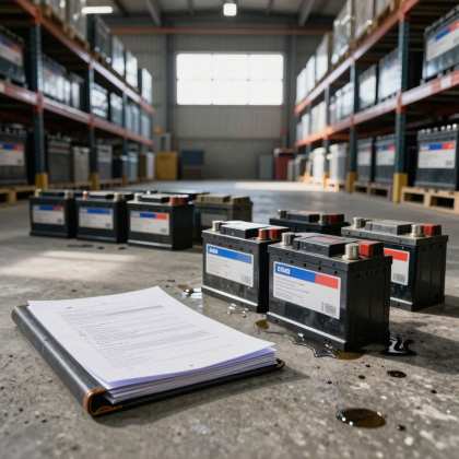 Оформление документов при приеме аккумуляторов: ПСА, паспорт отхода, договор